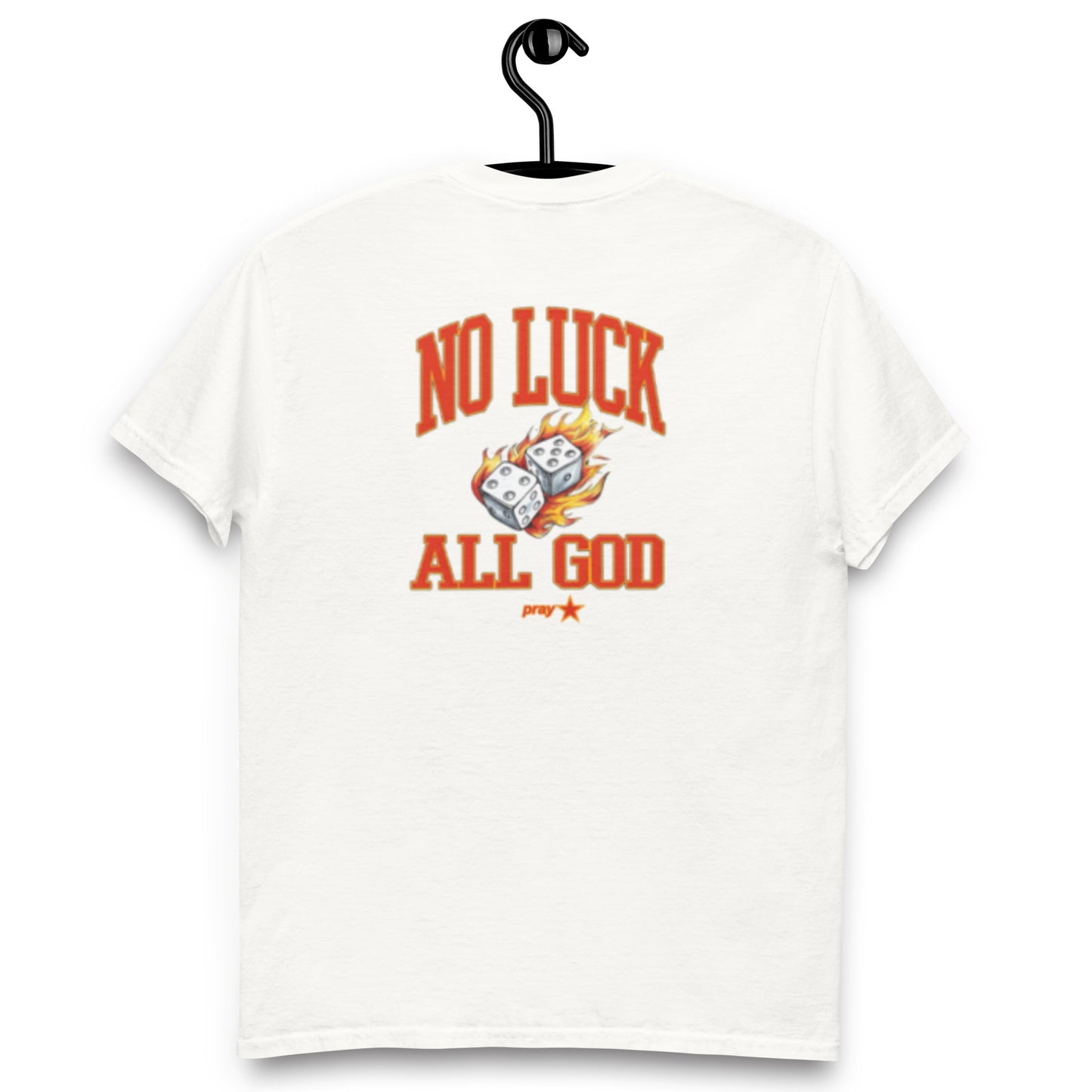 Camiseta clásica Back No Luck All God Blanca - Mujeres