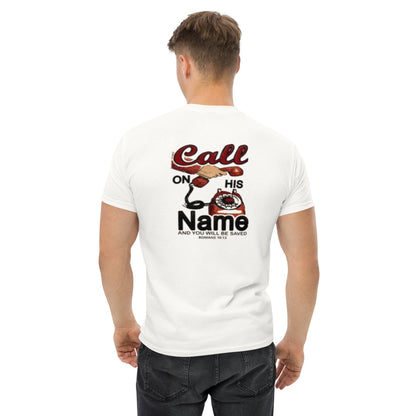 Camiseta Back call on his name White - Hombre