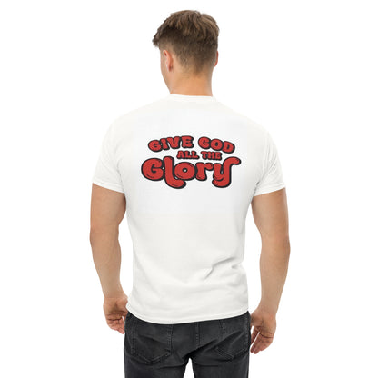 Camiseta Essential Back Give God all the Glory White - Hombre