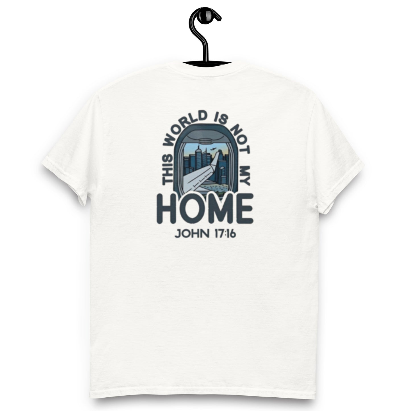 Camiseta Essential Back the world is not my home White - Hombre