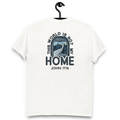 Camiseta Essential Back the world is not my home White - Hombre