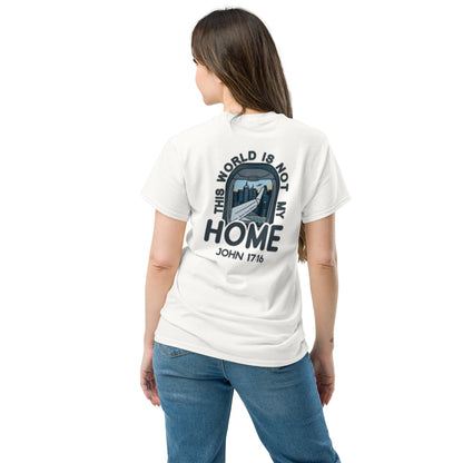 Camiseta Essential Back the world is not my home White - Mujer