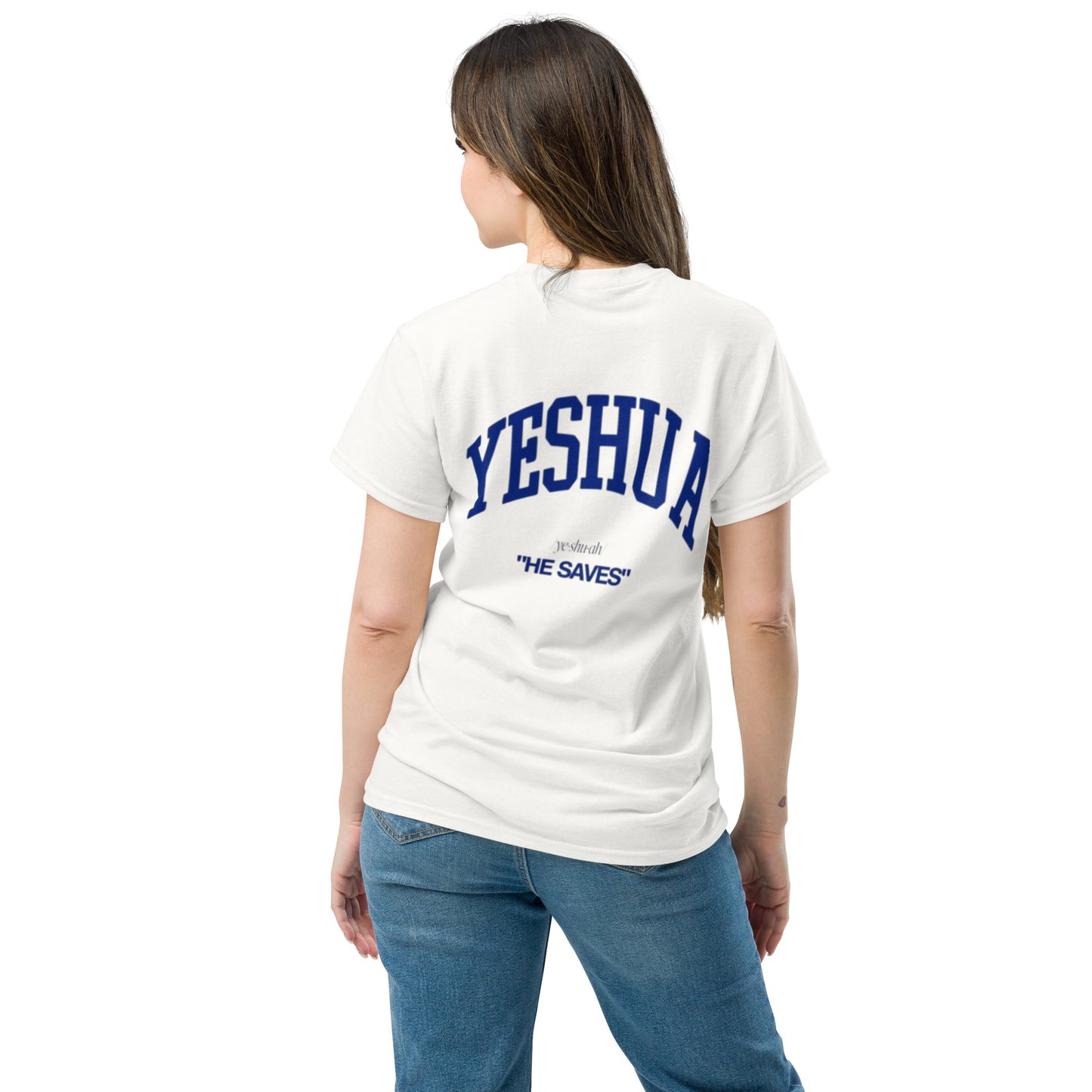 Camiseta Back Yeshua White - Mujer