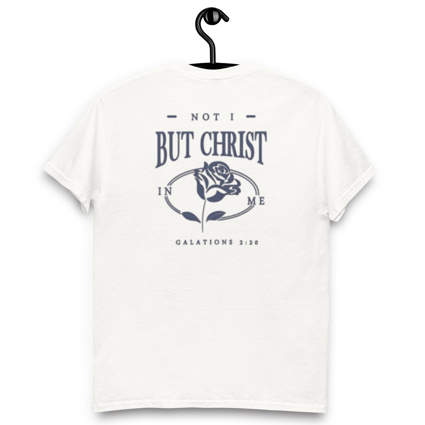 Camiseta Back Not I But Christ - Hombre