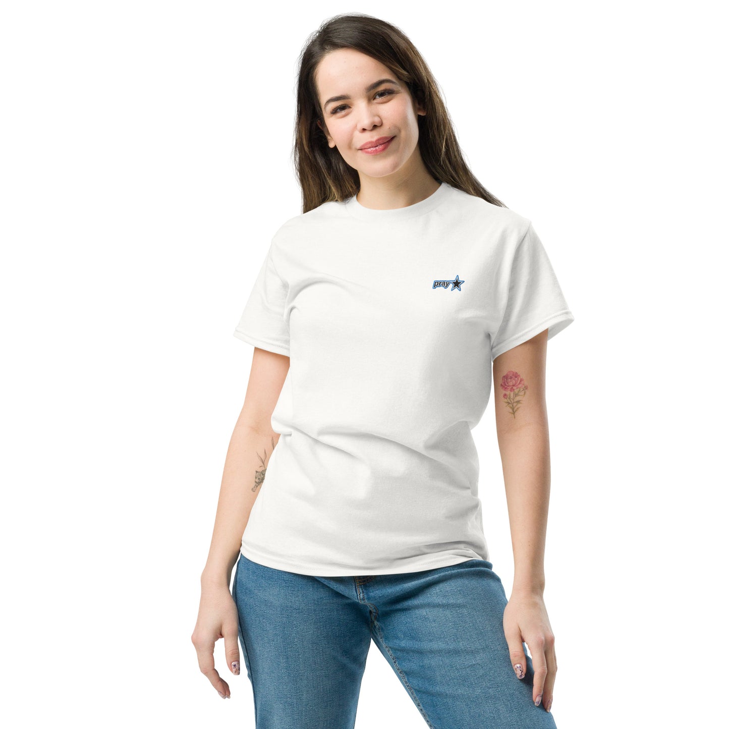 Camiseta Back Holy Spirit White - Mujer