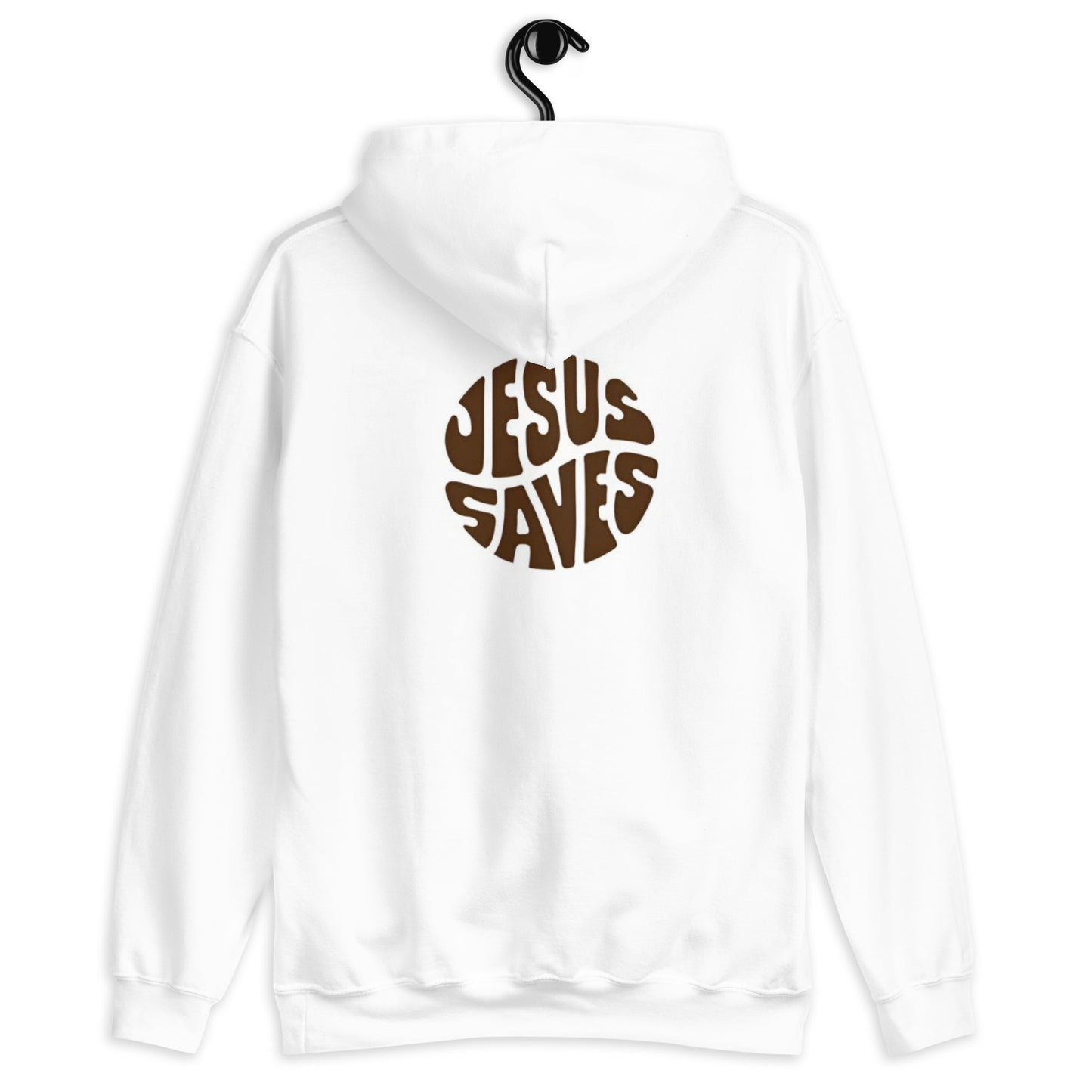 Sudadera con capucha Back Circle Jesus Saves White - Hombre