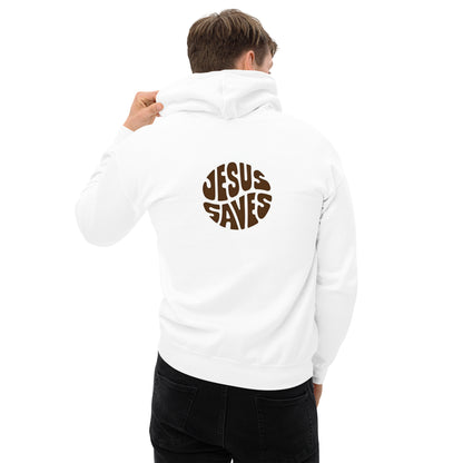 Sudadera con capucha Back Circle Jesus Saves White - Hombre