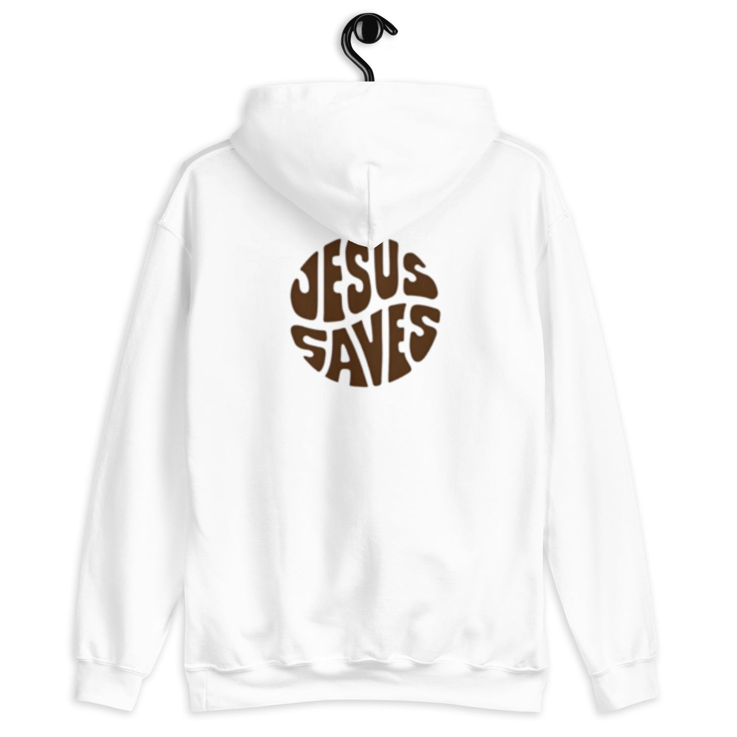 Sudadera con capucha Back Circle Jesus Saves White - Mujer