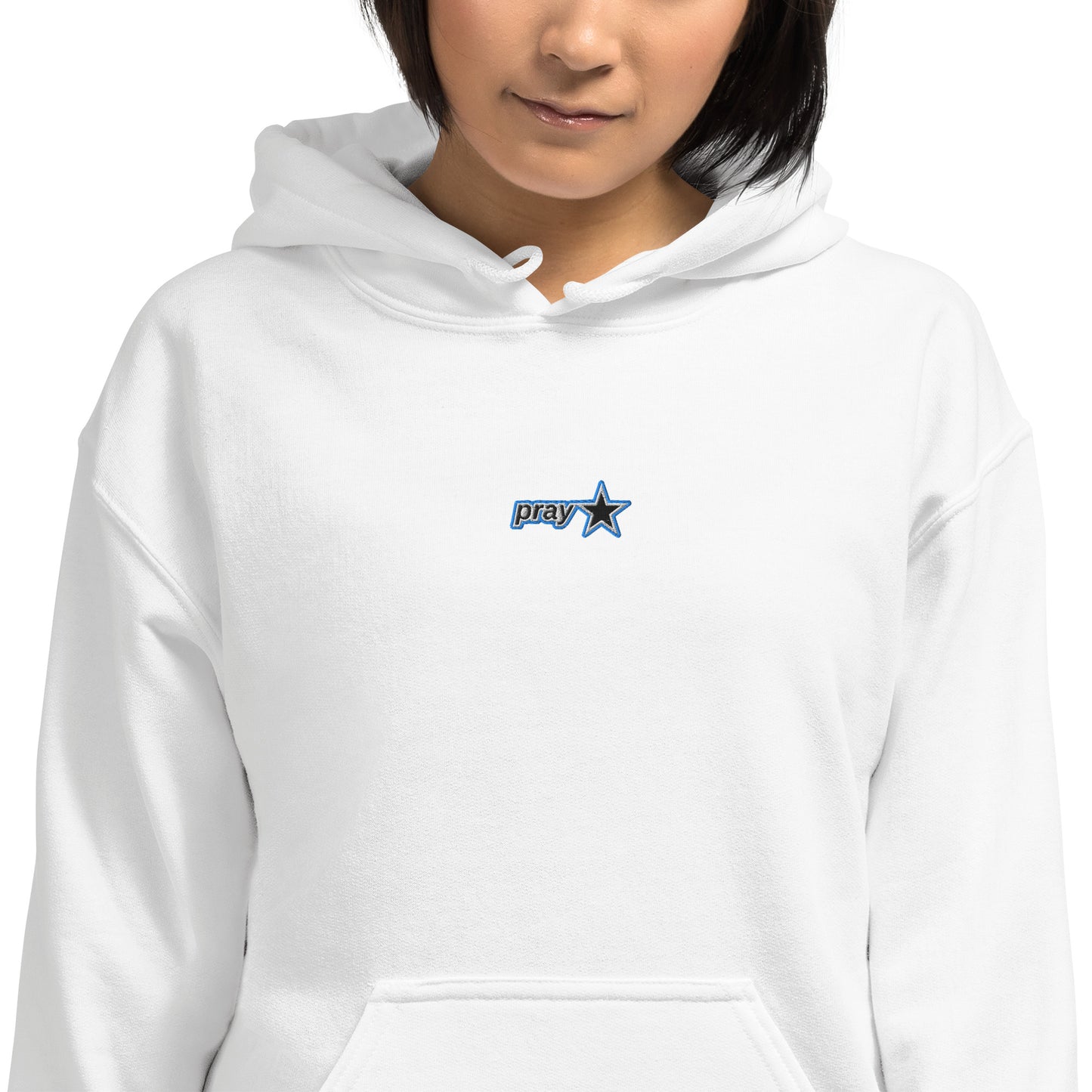 Sudadera con capucha Back Circle Jesus Saves White - Mujer